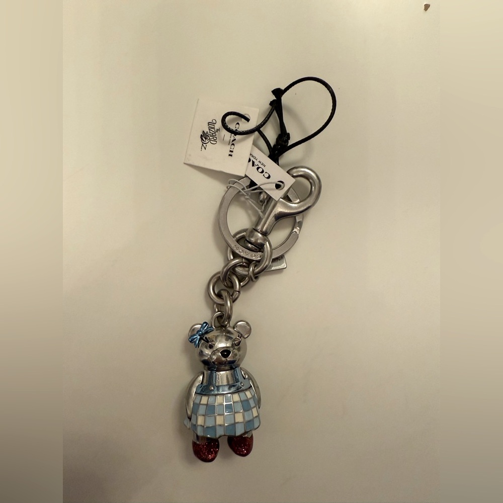 Rare and retired Coach, Wizard of Oz Dorothy keychain